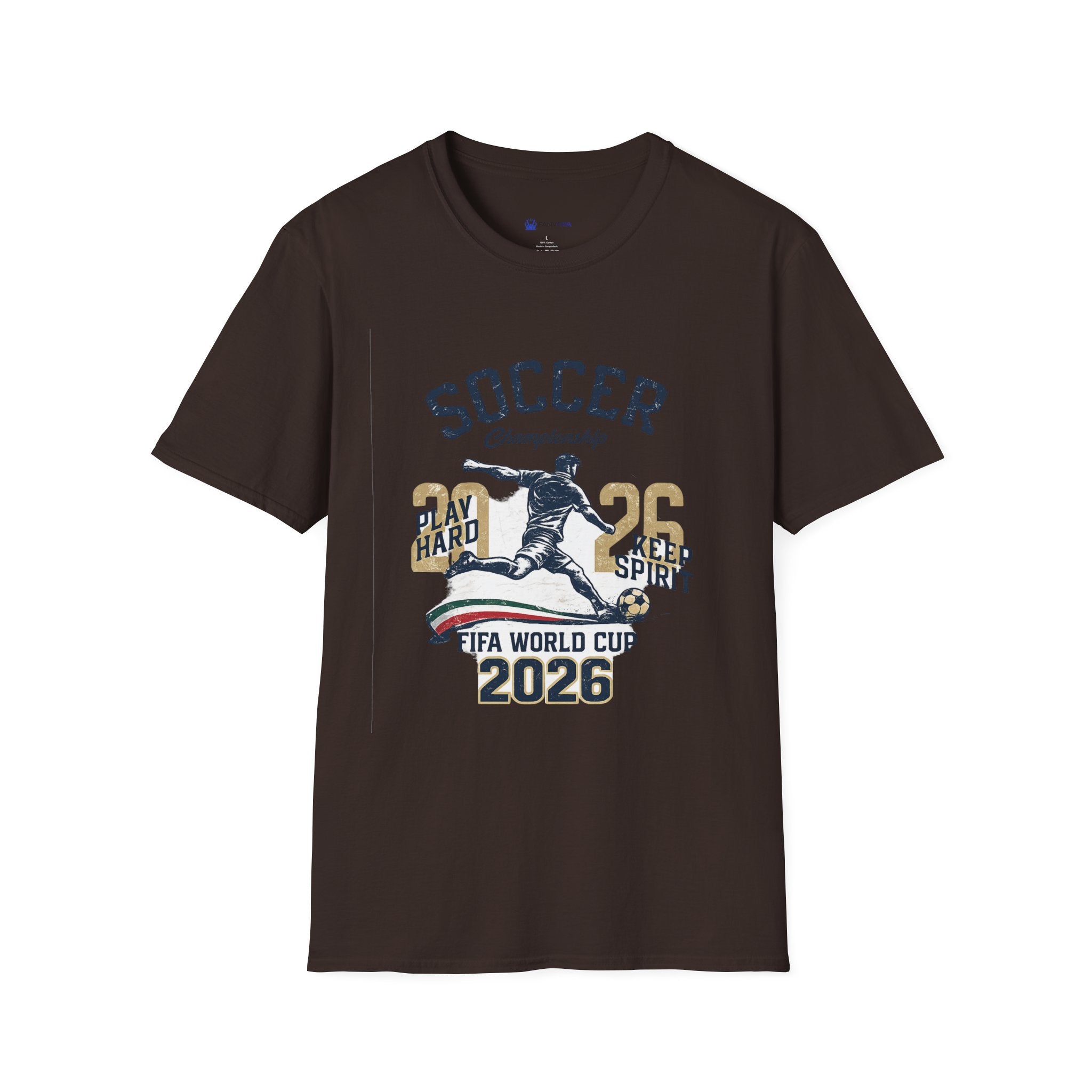 Soccer Championship 2026 T-Shirt —  Play Hard Soccer Tee