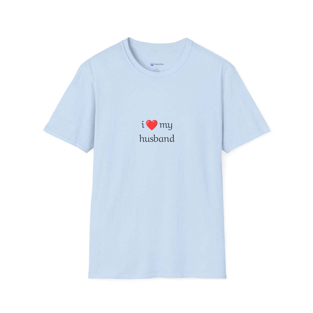 I  My Husband T-Shirt — Cute Romantic Tee for Wives, Anniversary & Valentine's Gift