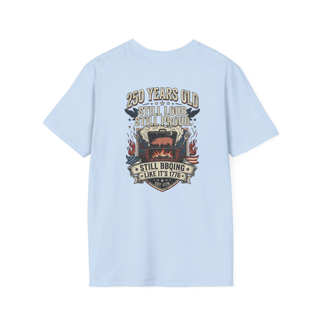 250th Anniversary - 4th of July Patriot Graphic T-Shirt — Patriotic '250' Celebration Design