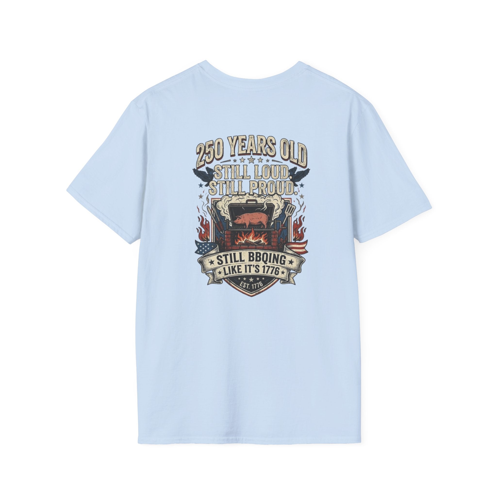 250th Anniversary - 4th of July Patriot Graphic T-Shirt — Patriotic '250' Celebration Design