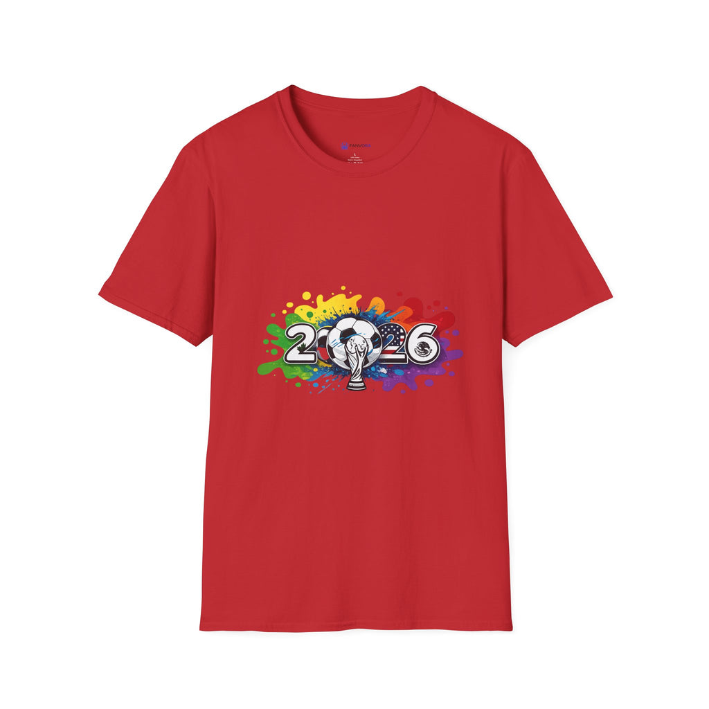 2026 Rainbow Soccer T‑Shirt — Pride Soccer Fan Shirt