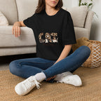 Cat Mom Leopard Print T-Shirt — Cute Graphic Tee for Cat Lovers