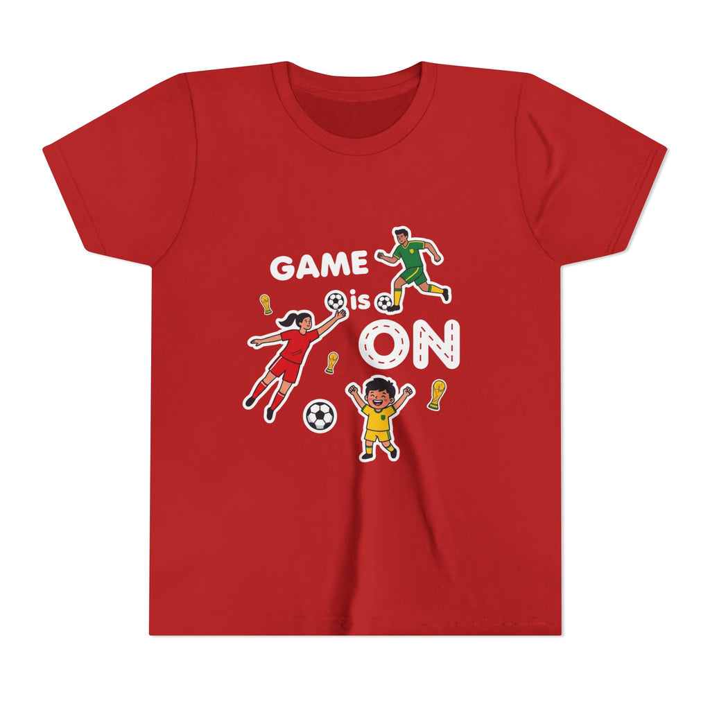Kids Soccer Players T-Shirt 2026— Youth Football Team Tee