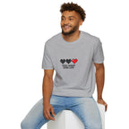 T-Shirt — Pixel Heart "You Have One Life" Graphic Tee