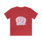 Kids 9th Birthday T‑Shirt - 'It's My 9th Birthday' Pink Heart Graphic Tee
