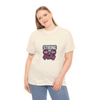Strong and Pretty Tee — 'Strong and Pretty' Fitness Graphic T-Shirt