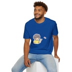 Cute Boy Waving Hearts T-Shirt — Cute Kawaii Cartoon Graphic Tee