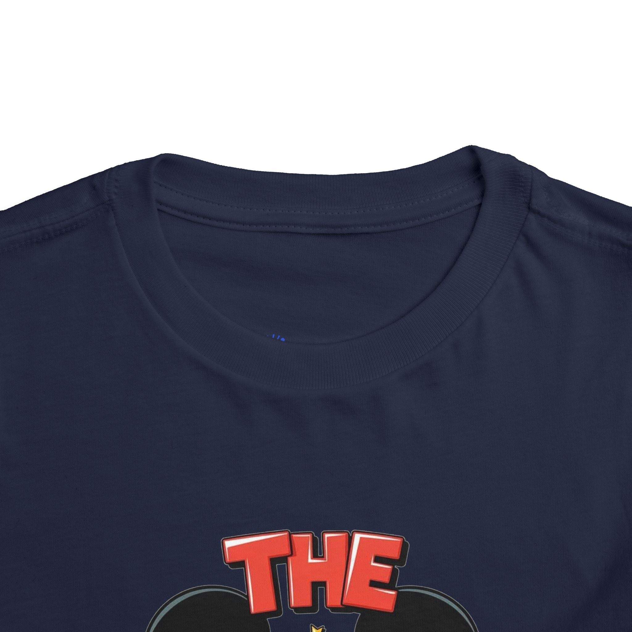 Toddler Tee — "The Birthday Boy" Cartoon Mouse Party Shirt