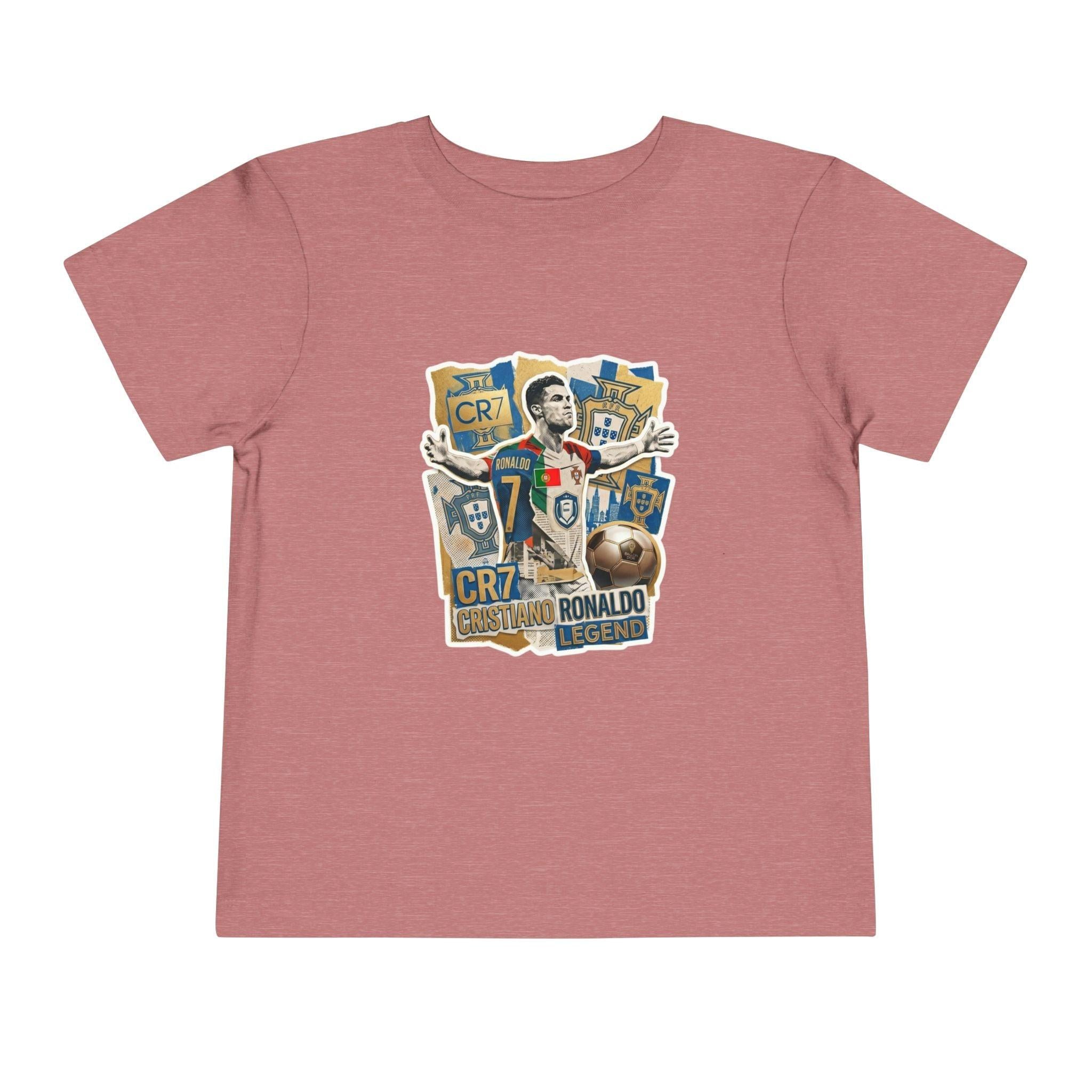 CR7 Fan Inspired Toddler Soccer T‑Shirt — Kids Football Fan Tee.