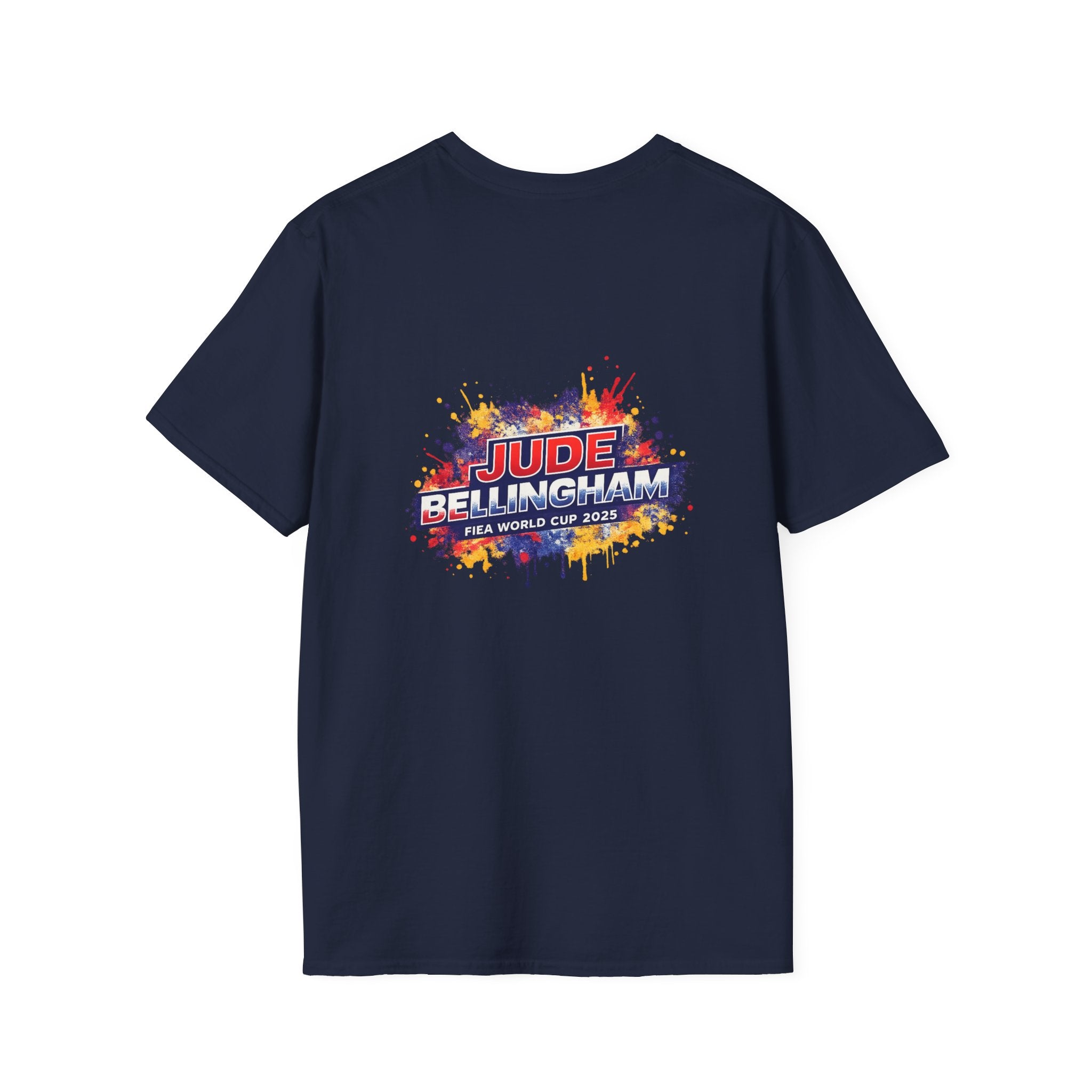 Portrait T-Shirt — Color Splash Football Player Graphic ("England legend")