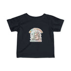 Infant Tee — 'Happy 1st Birthday' Pastel Unicorn Celebrate & Share