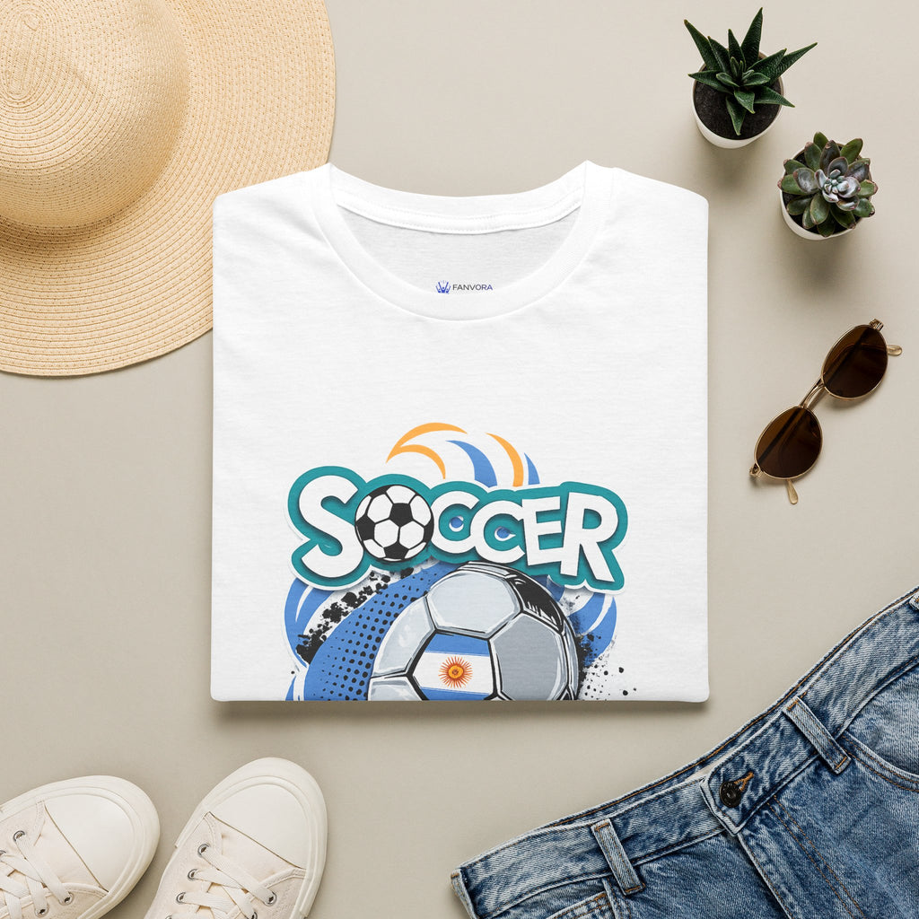 Soccer 2026  Graphic T-Shirt — Retro Ball Design soccer cup tee