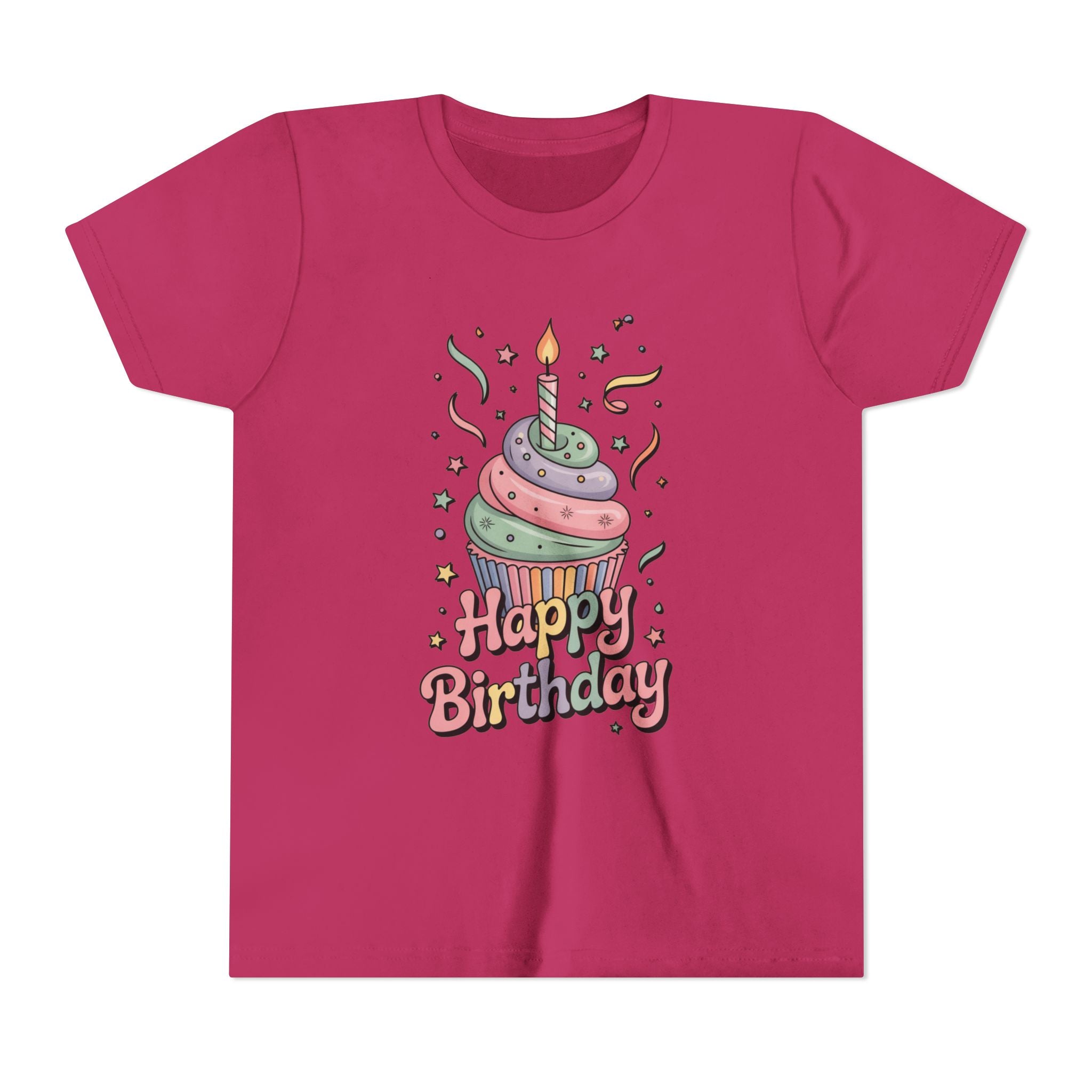 Kids "Happy Birthday" Cupcake Tee