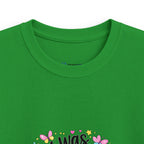 Kids Tee — ‘I Was 6 Now I’m 7’ Birthday Girl Cute Floral Design