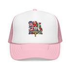 soccer cup 2026 Foam Trucker Hat — USA Soccer Patch Design