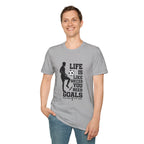 Soccer T-Shirt — "Life Is Like Soccer, You Need Goals" Athletic Tee