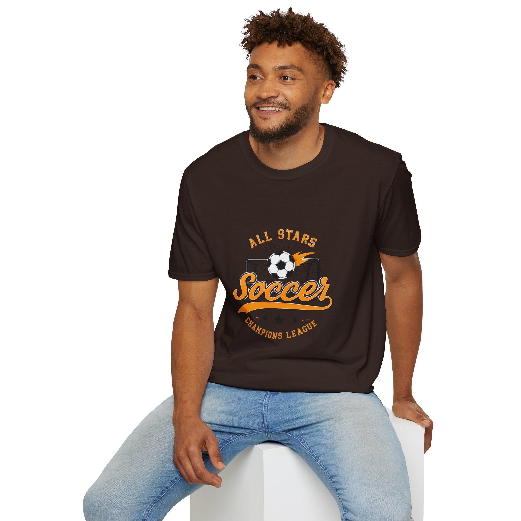 Soccer All Stars T-Shirt — Vintage Goal & Ball Sports Tee