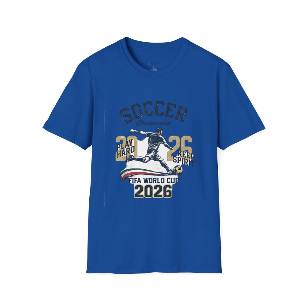 Soccer Championship 2026 T-Shirt —  Play Hard Soccer Tee