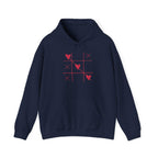 Valentine Hearts Hoodie — "I Only Have Eyes for You" Romantic Pullover.