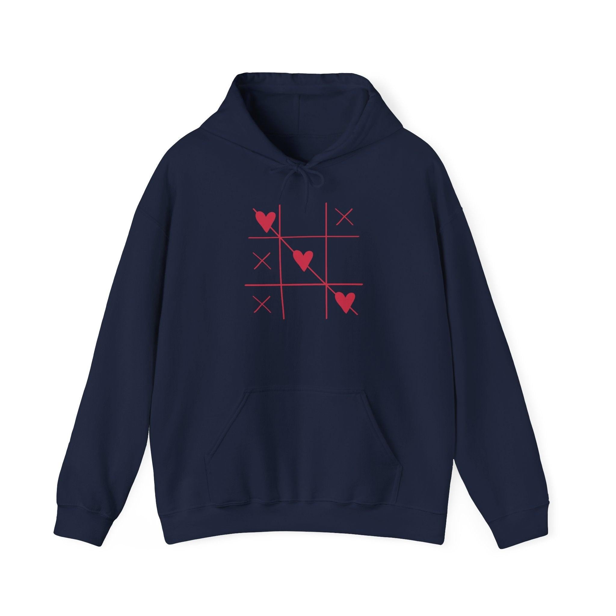 Valentine Hearts Hoodie — "I Only Have Eyes for You" Romantic Pullover.