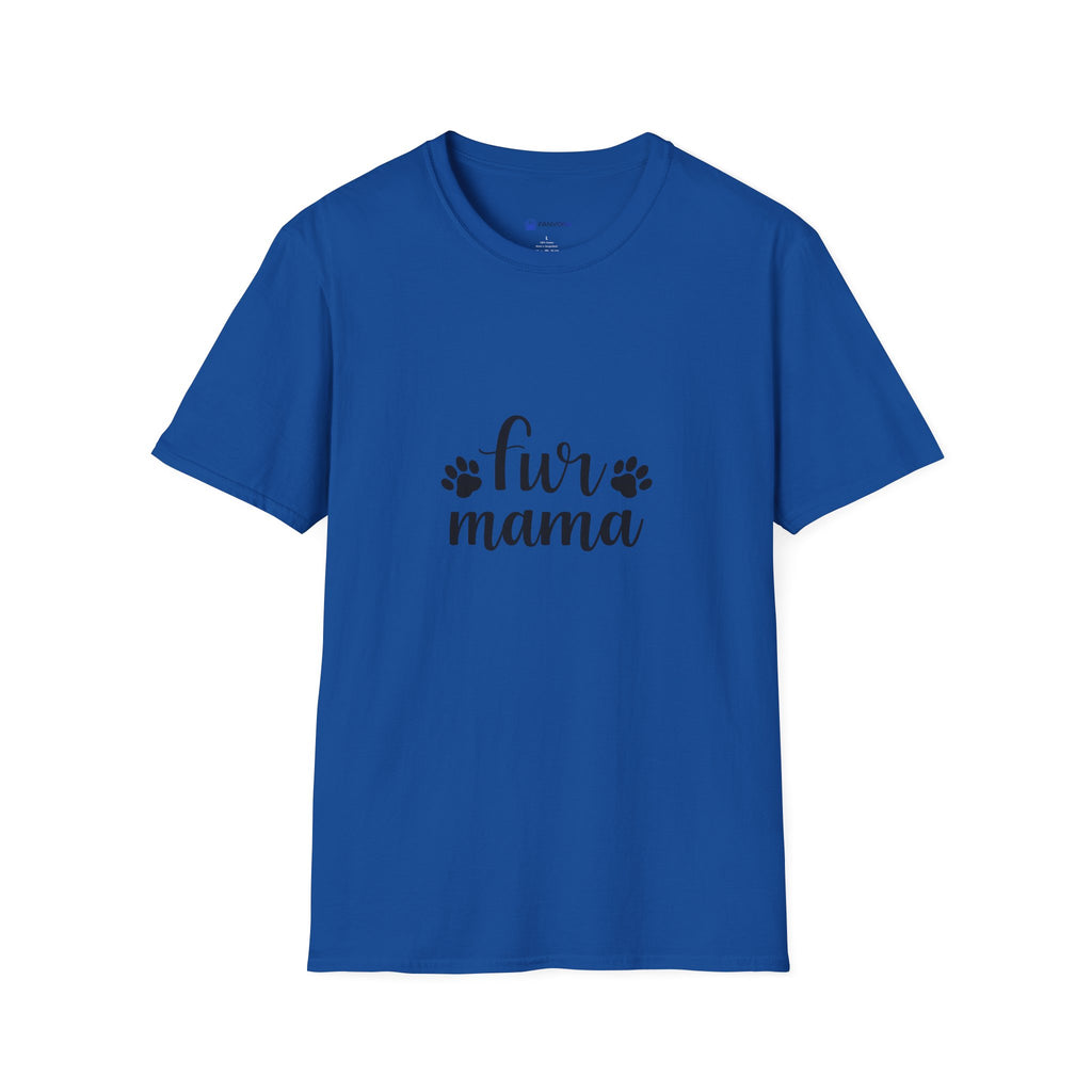 Fur Mama T-Shirt — Cute Paw Print Pet Mom Tee