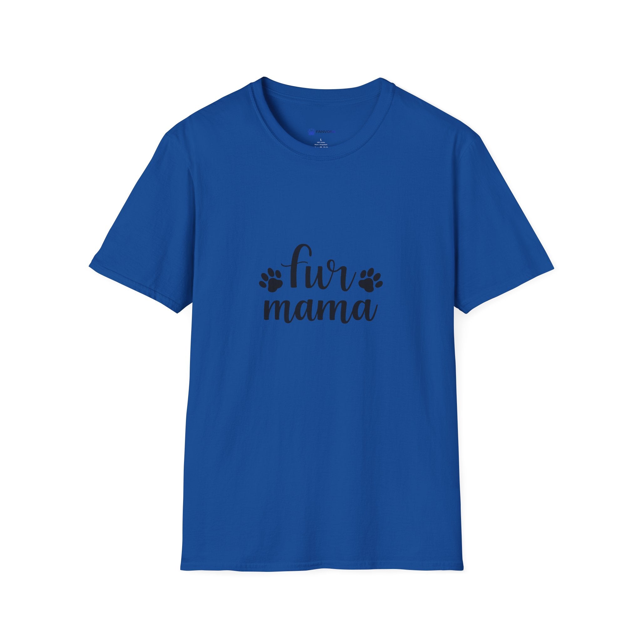 Fur Mama T-Shirt — Cute Paw Print Pet Mom Tee