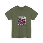 Strong and Pretty Tee — 'Strong and Pretty' Fitness Graphic T-Shirt