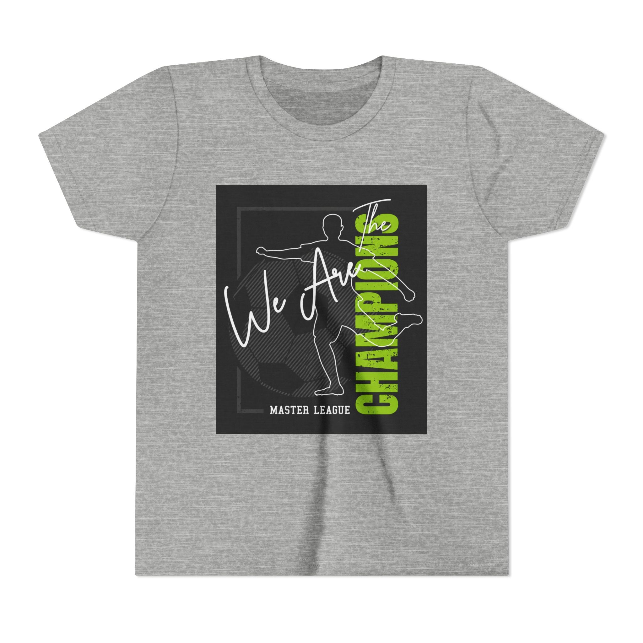 Youth Tee — "We Are Champions" Soccer Champion Graphic Shirt