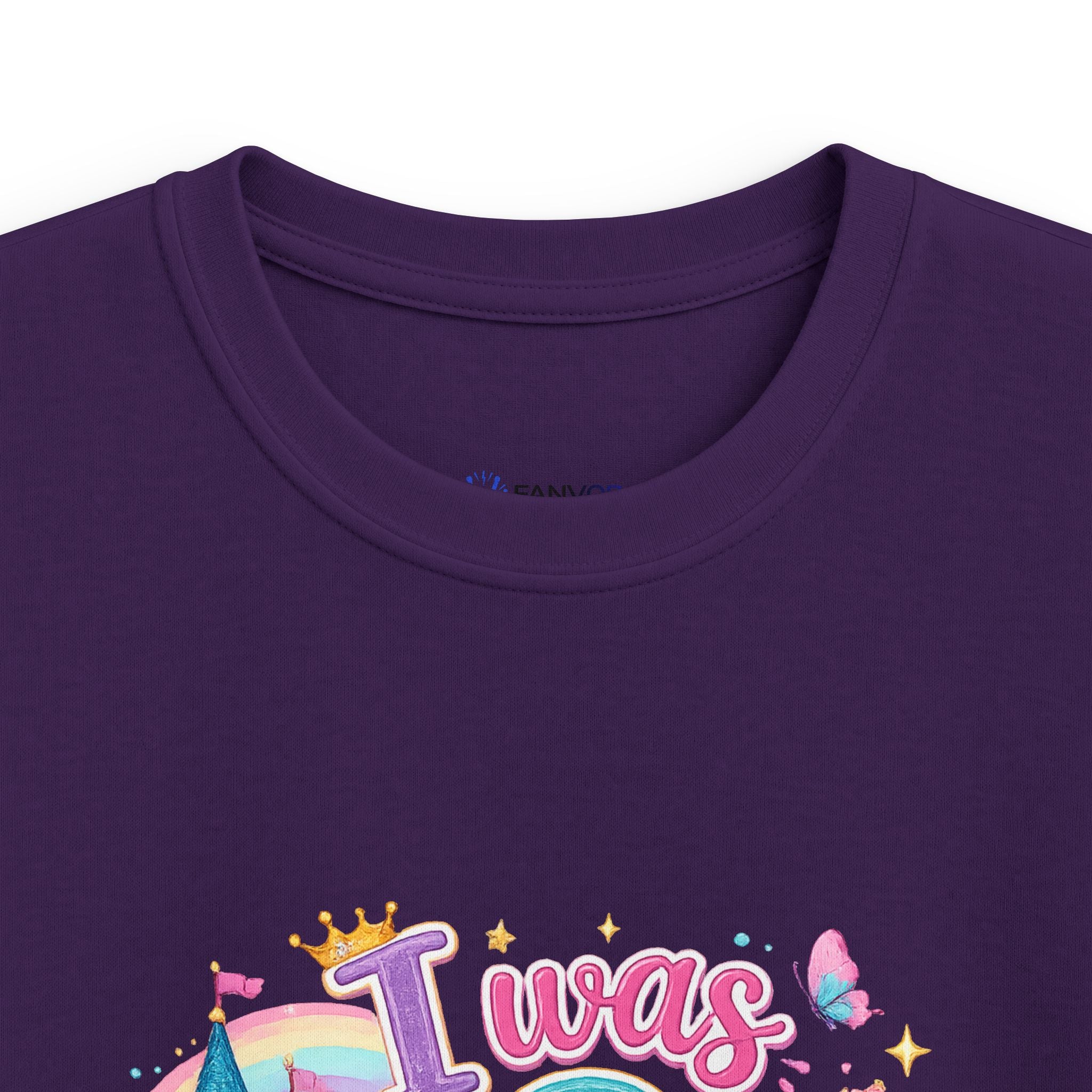 Girls' Princess 8th Birthday T-Shirt — "This Is How I Turn 8" Floral Castle Tee