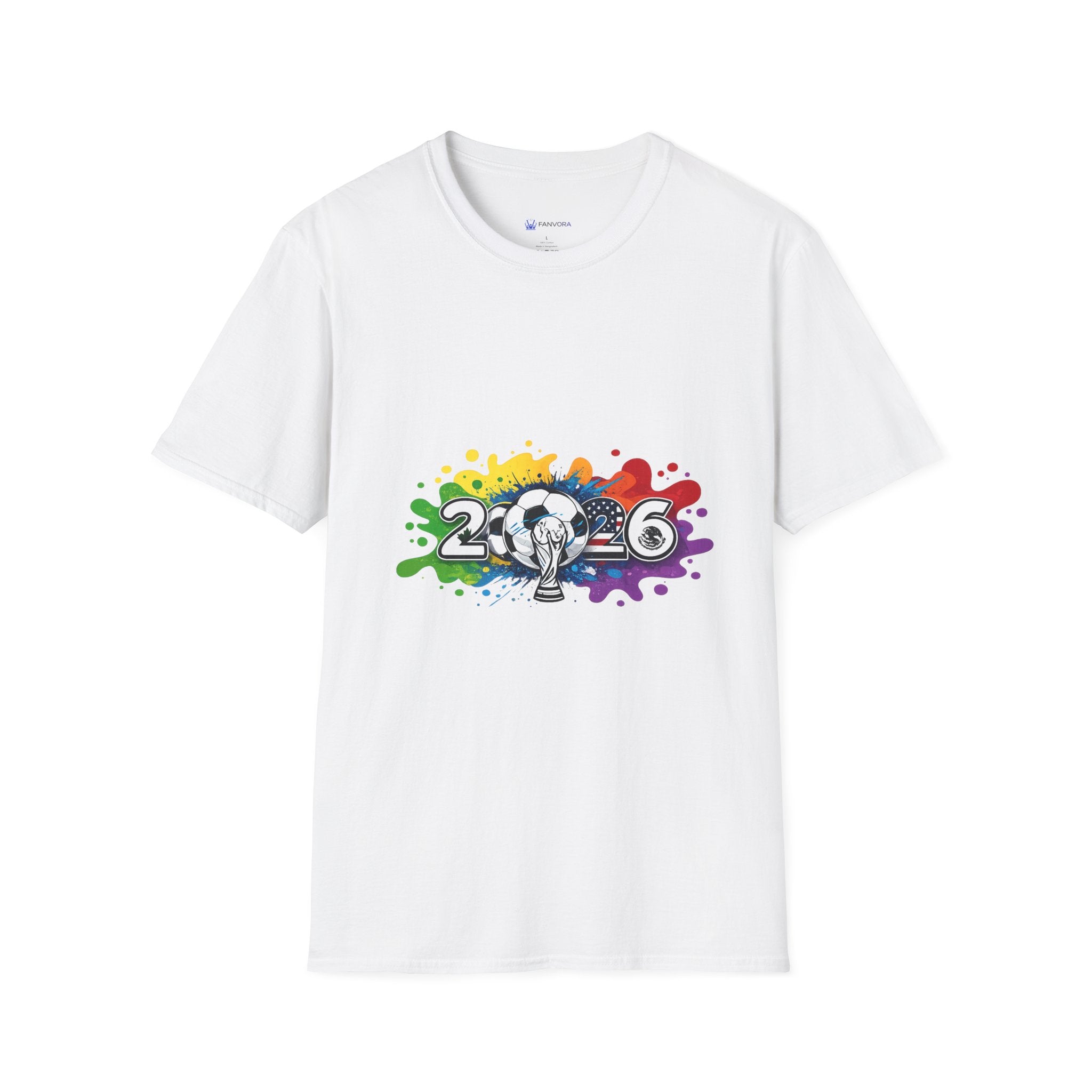 2026 Rainbow Soccer T‑Shirt — Pride Soccer Fan Shirt