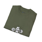 No Pain No Gain Barbell T-Shirt — Fitness Gym Workout Tee