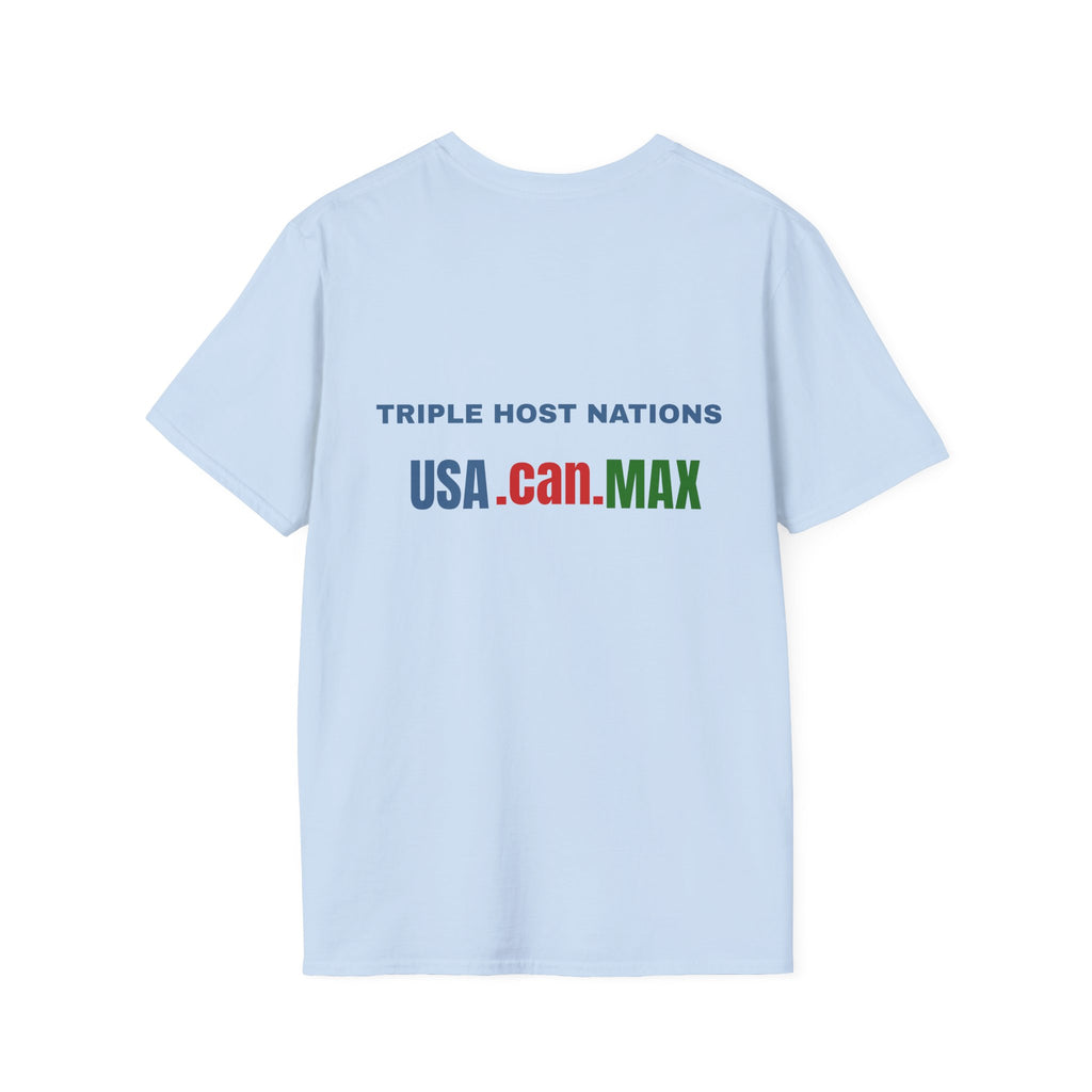 Soccer  Cup T-Shirt – "Go Team! Cup Soccer" USA Flag Design