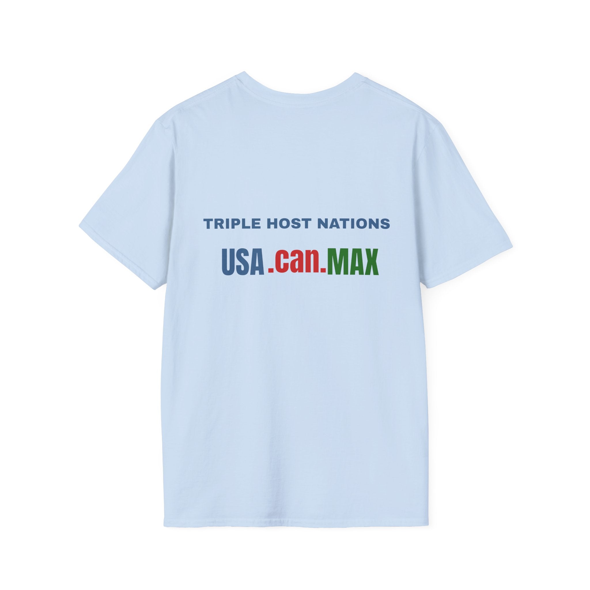 Soccer  Cup T-Shirt – "Go Team! Cup Soccer" USA Flag Design