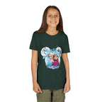 Girls' Frozen Princesses Youth Tee – Elsa & Anna Winter Friends Shirt