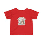 Infant Tee — 'Happy 1st Birthday' Pastel Unicorn Celebrate & Share