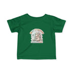 Infant Tee — 'Happy 1st Birthday' Pastel Unicorn Celebrate & Share