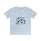 Kids Tee — Cute Blue "Birthday Boy" Bubble Letter Shirt