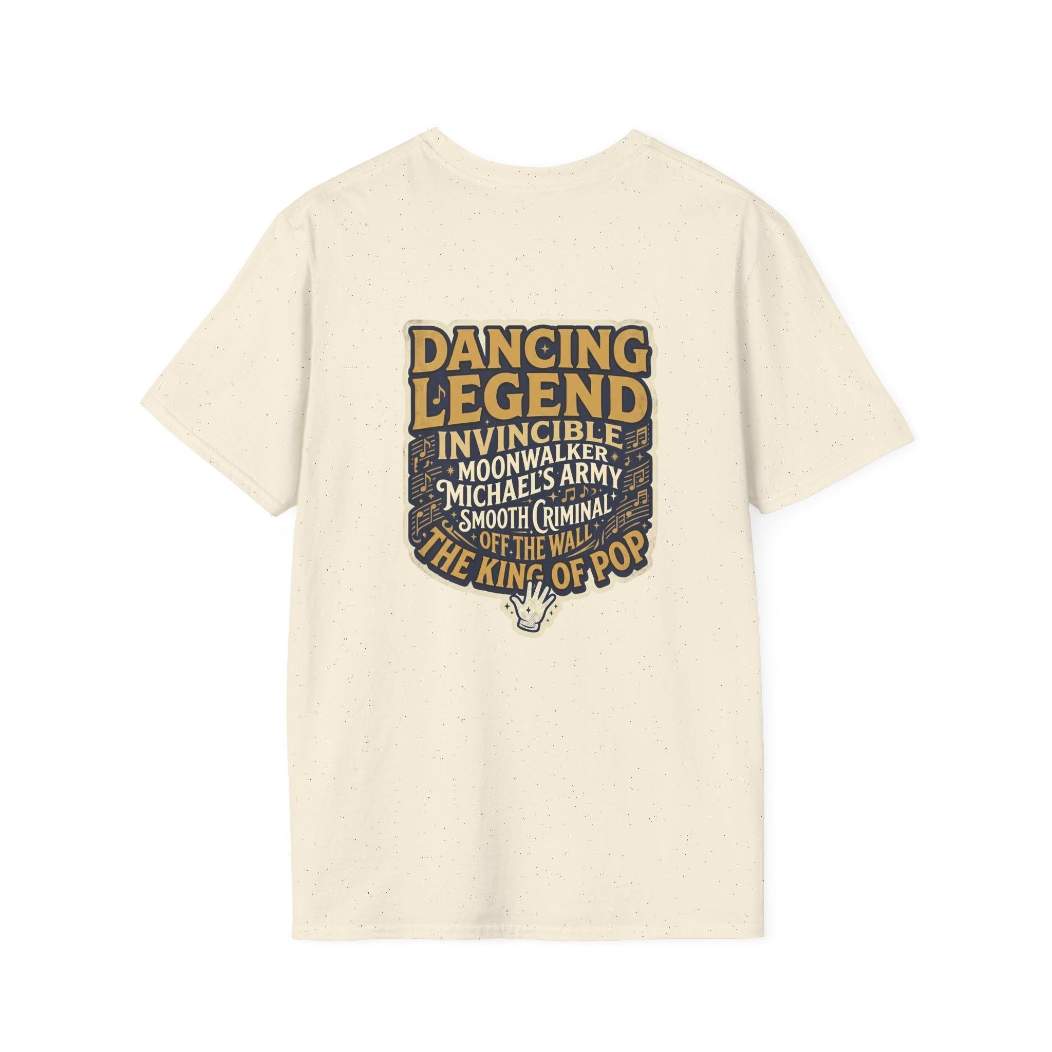 Dancing Legend T-Shirt — "The King of Pop" Retro Michael Tribute.