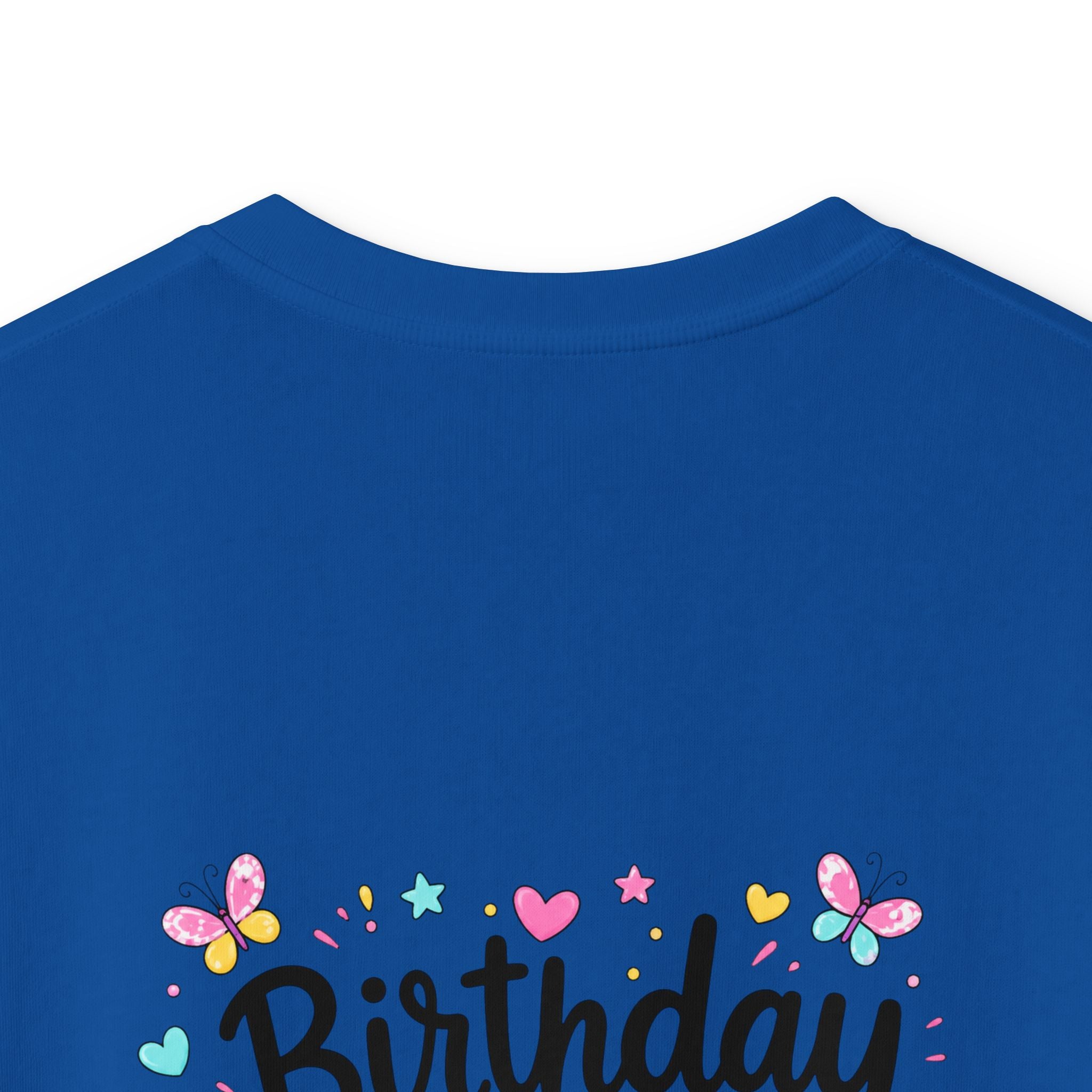 Kids Tee — ‘I Was 6 Now I’m 7’ Birthday Girl Cute Floral Design