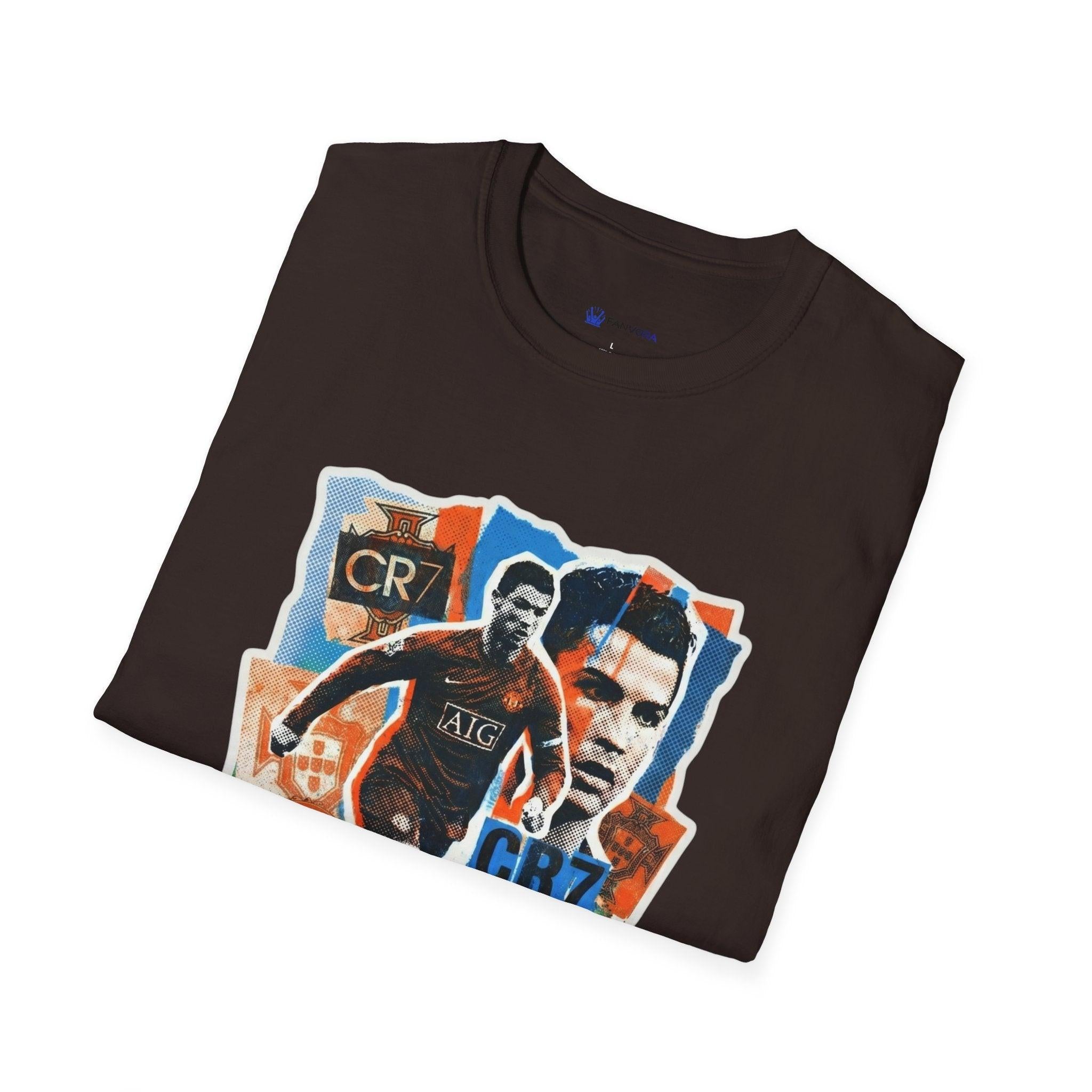 CR7 Soccer Graphic T-Shirt — Vintage Collage World Cup 2026 Fan Inspired.
