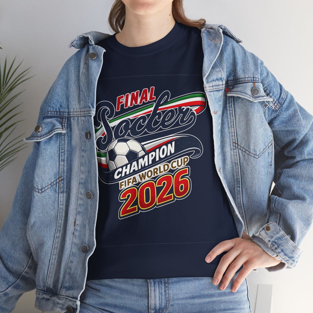 2026 Soccer  Champion Tee - Final Soccer Graphic Shirt