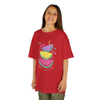 Kids T-Shirt — Cute Stacked Watermelon Illustration with "Sweet Things" Text