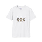 Dog Mom T‑Shirt — Leopard Paw 'DOG' Graphic Tee for Pet Lovers