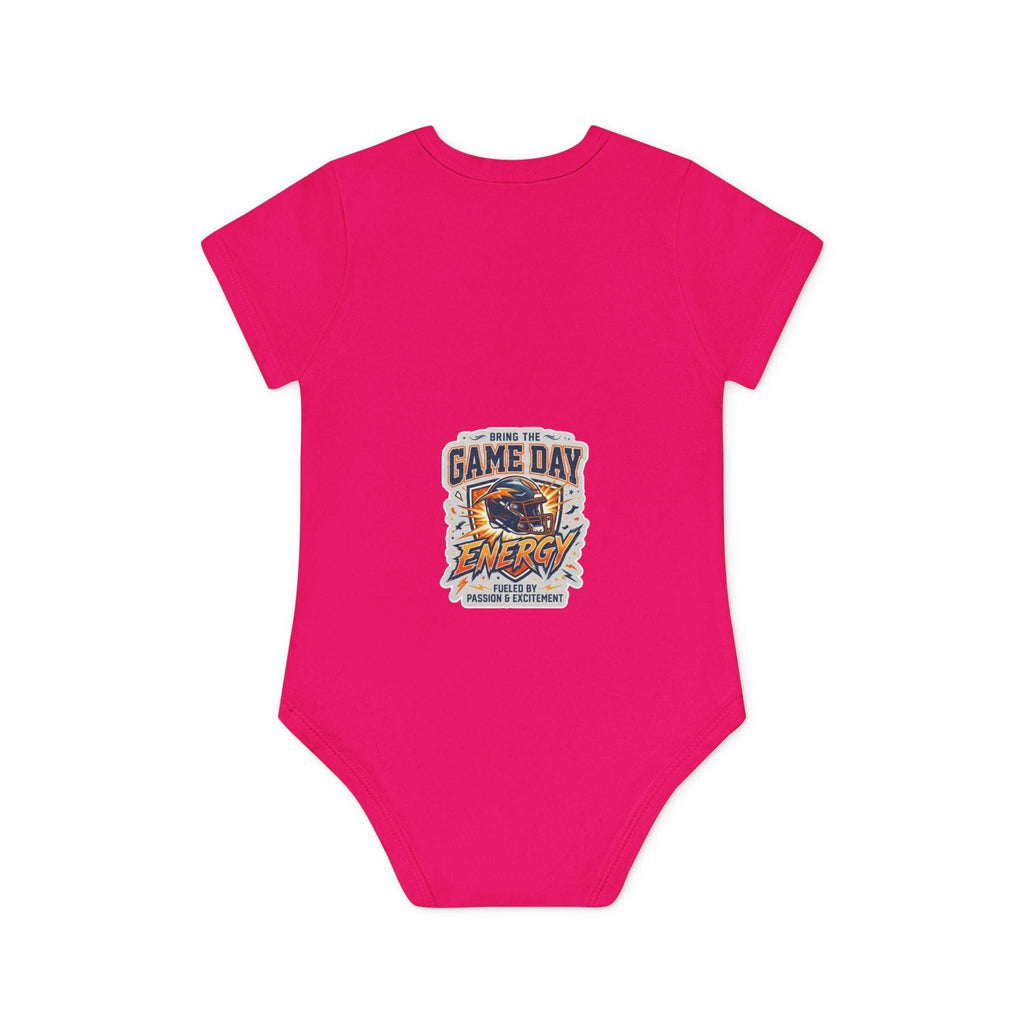 Baby Bodysuit - "France #10 Footballer Rising Star Fan Version" Future Soccer Player & Game Day Energy Organic Baby Onesie.