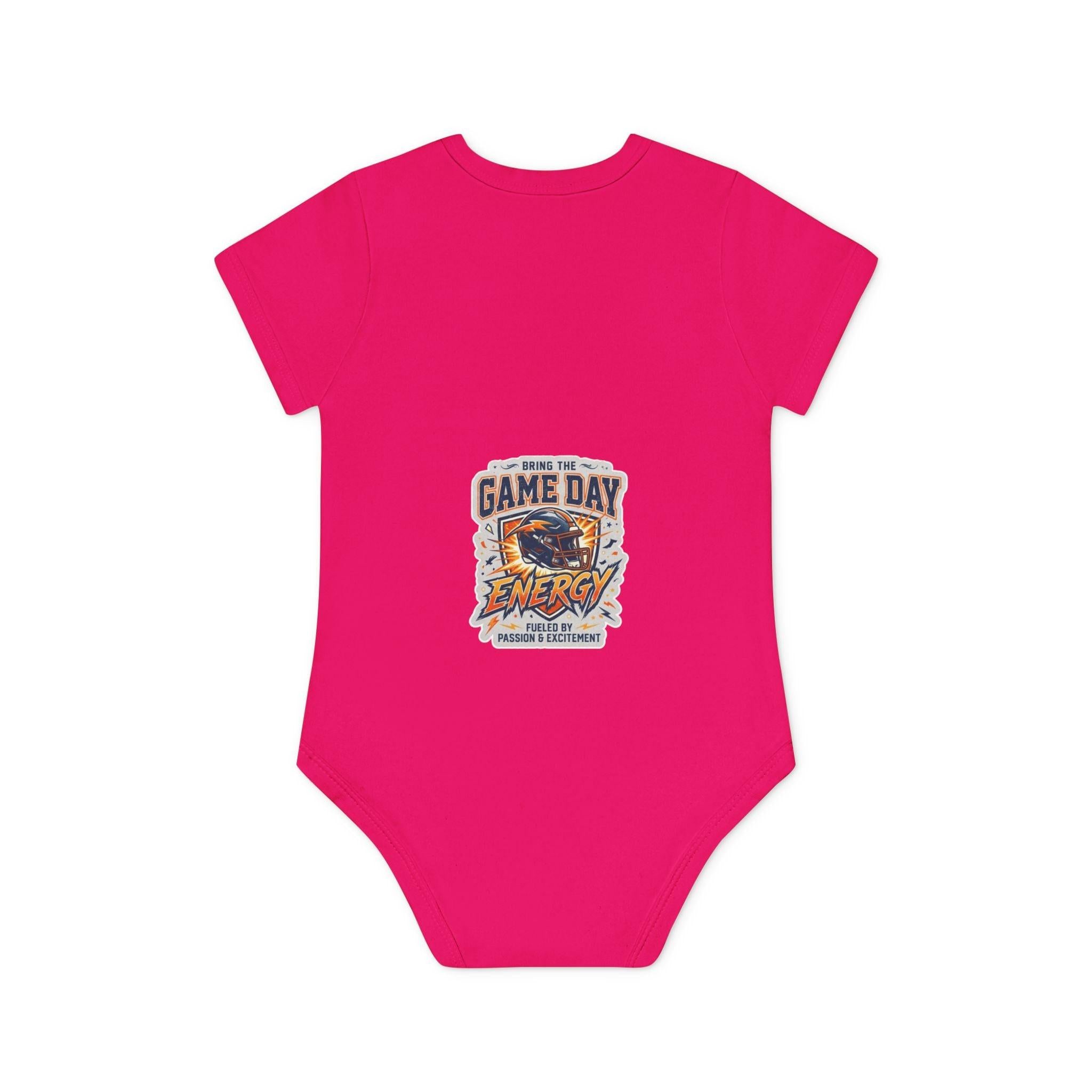 Baby Bodysuit - "France #10 Footballer Rising Star Fan Version" Future Soccer Player & Game Day Energy Organic Baby Onesie.