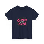 Queen of the Gym T-Shirt — Pink Crown Fitness Tee
