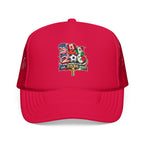 soccer cup 2026 Foam Trucker Hat — USA Soccer Patch Design