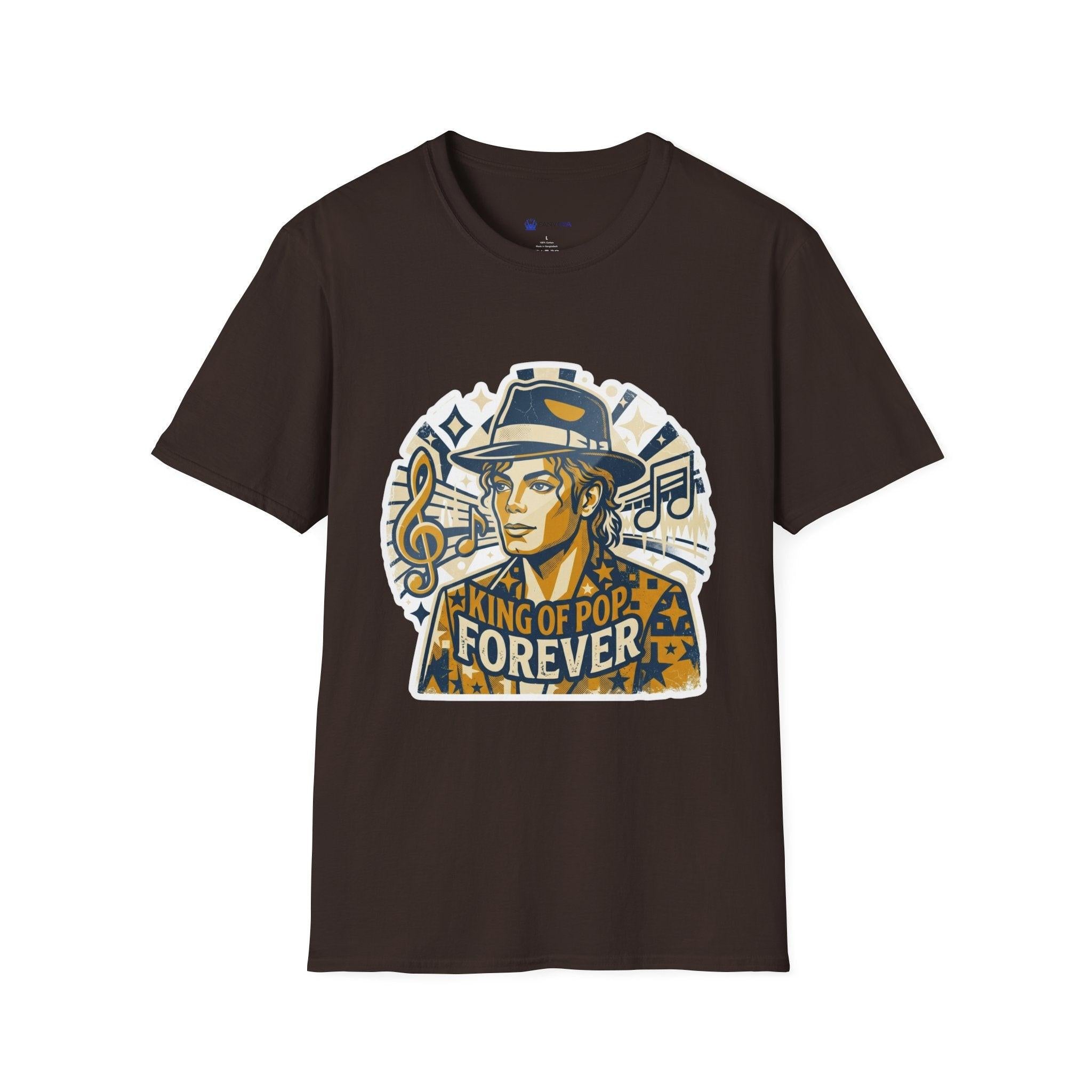 King of Pop Forever T-Shirt — MJ Legacy Graphic Tee.