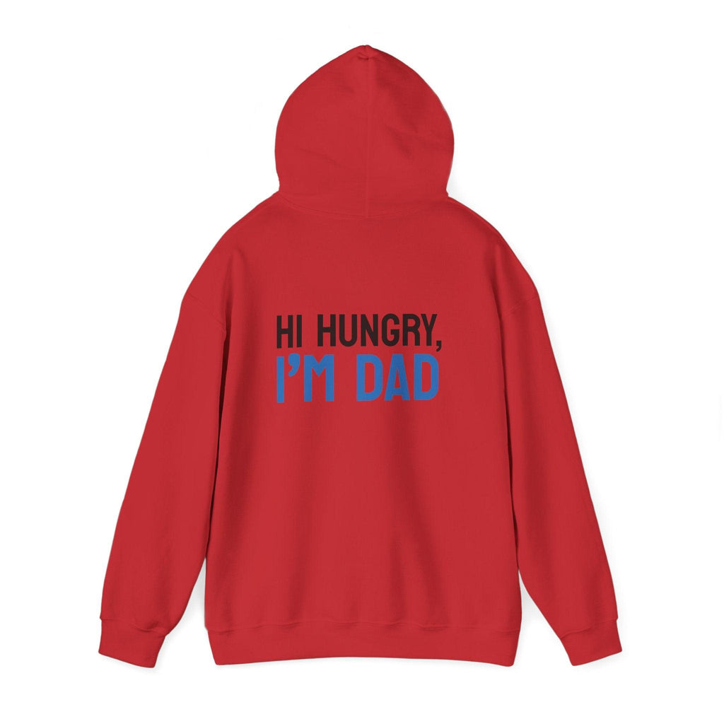Dad Hoodie — “Hi Hungry, I’m Dad” Funny Father’s Day Pullover.