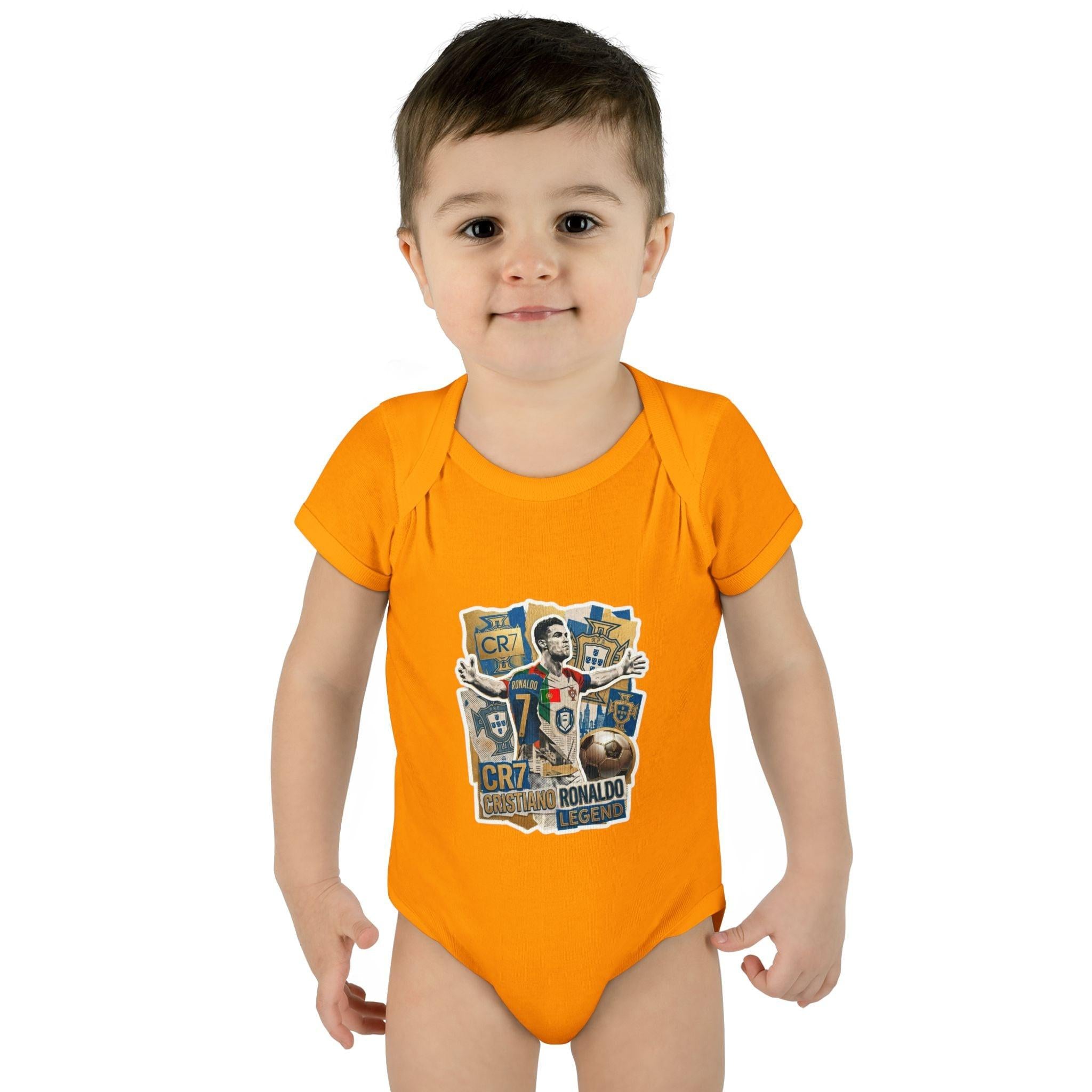 CR7 Fan Inspired Baby Bodysuit — World Cup 2026 Infant One-Piece.